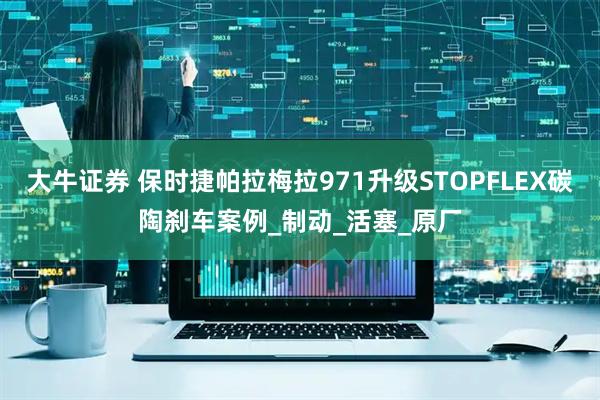 大牛证券 保时捷帕拉梅拉971升级STOPFLEX碳陶刹车案例_制动_活塞_原厂