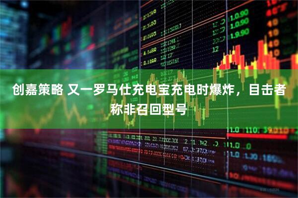 创嘉策略 又一罗马仕充电宝充电时爆炸，目击者称非召回型号