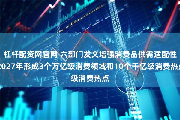 杠杆配资网官网 六部门发文增强消费品供需适配性 2027年形成3个万亿级消费领域和10个千亿级消费热点